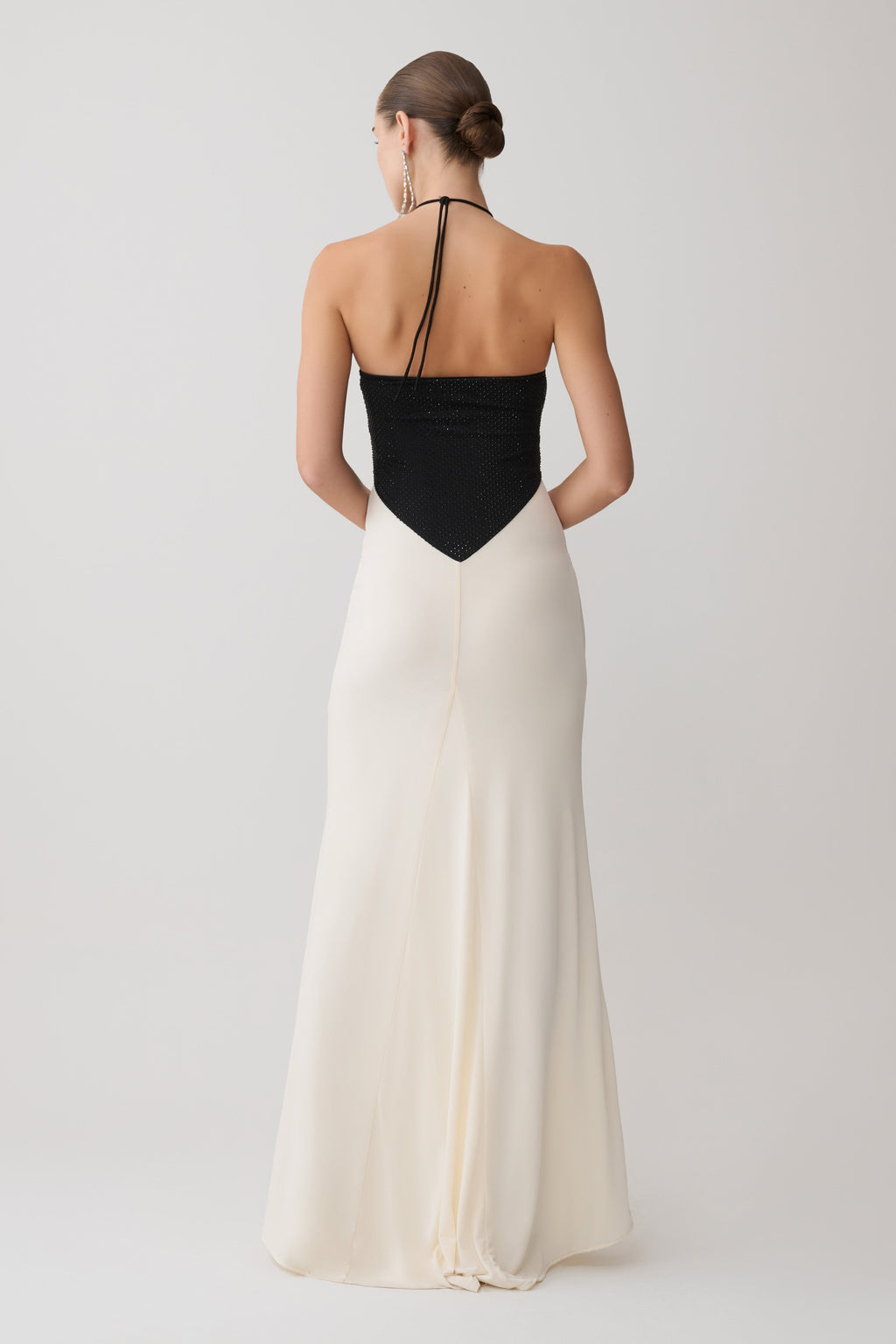 Hien Sequin Halter Maxi Dress