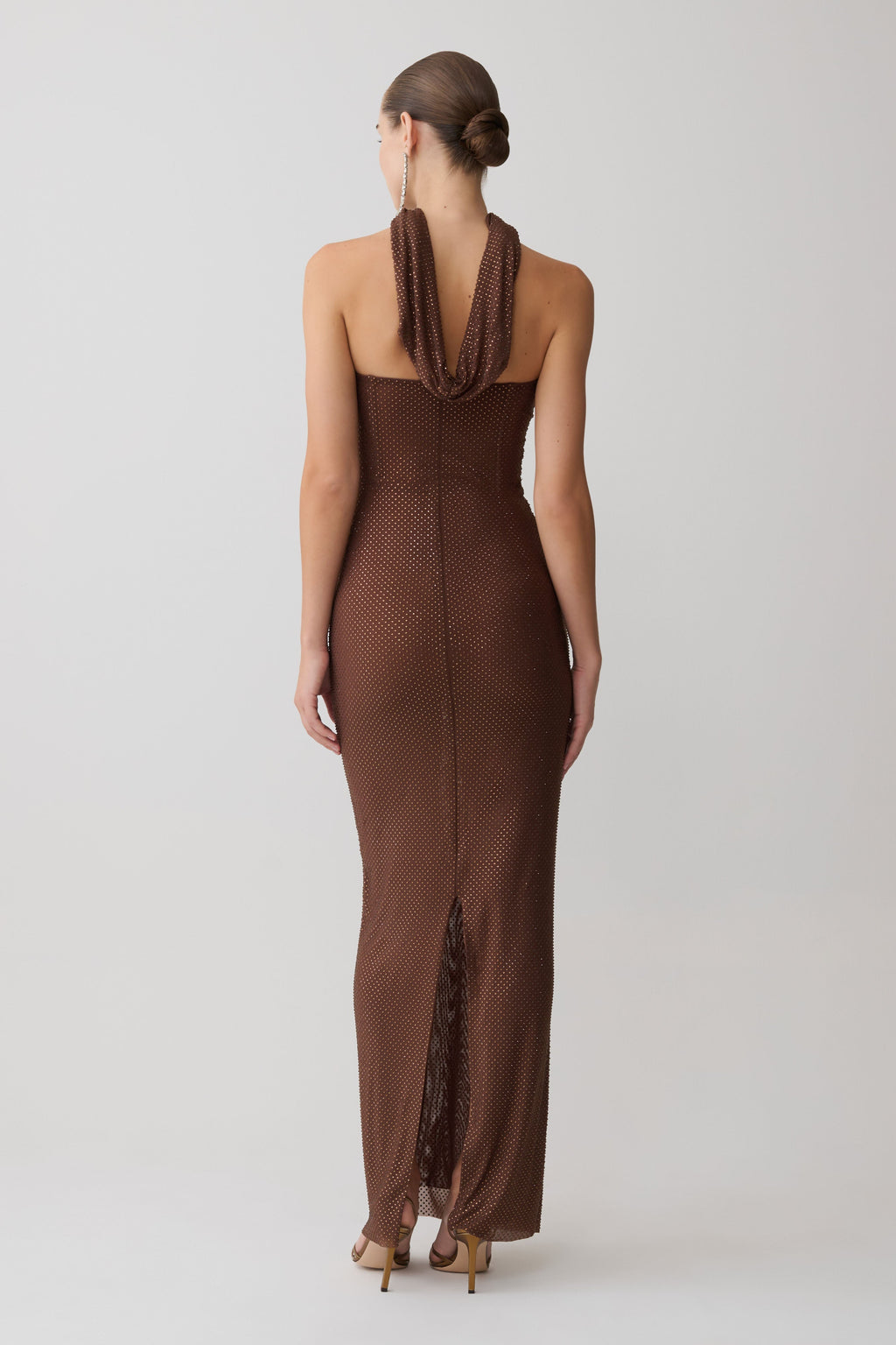 Phi Multi-Wear Cowl Diamante Maxi Dress