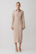 Dorian Fitted Shirt Midi Dress