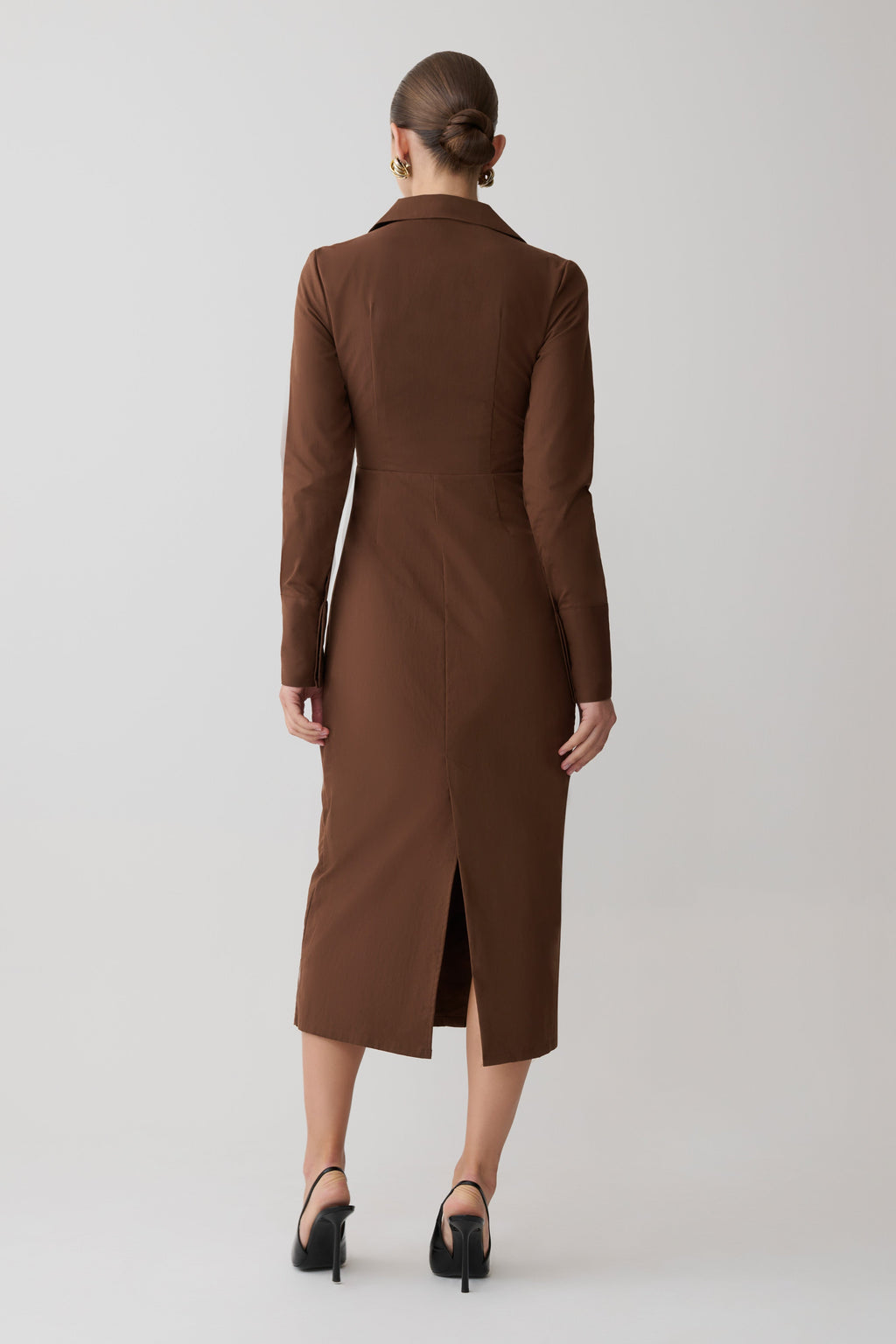 Mikaila Asymmetric Shirt Dress
