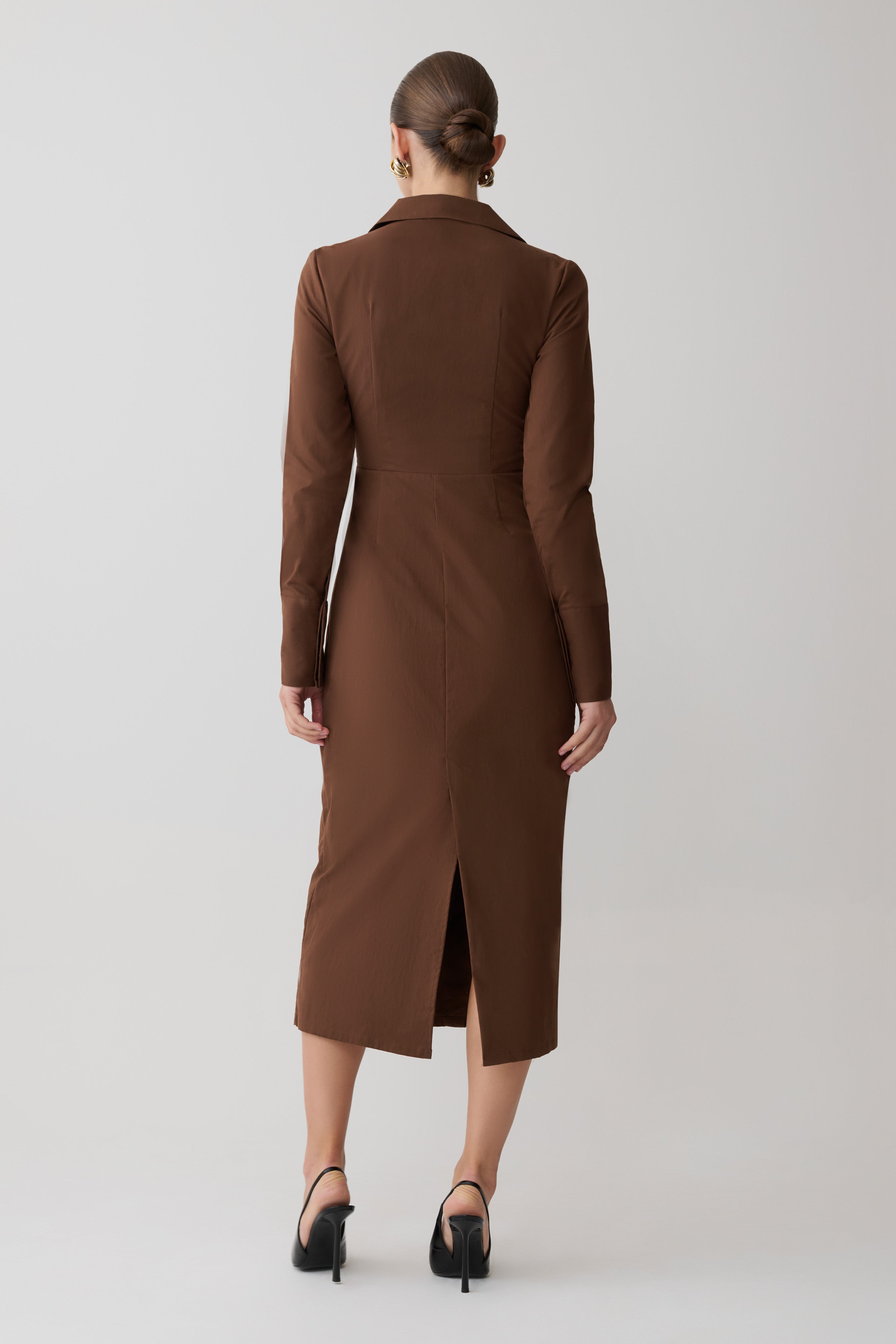 Mikaila Asymmetric Shirt Dress