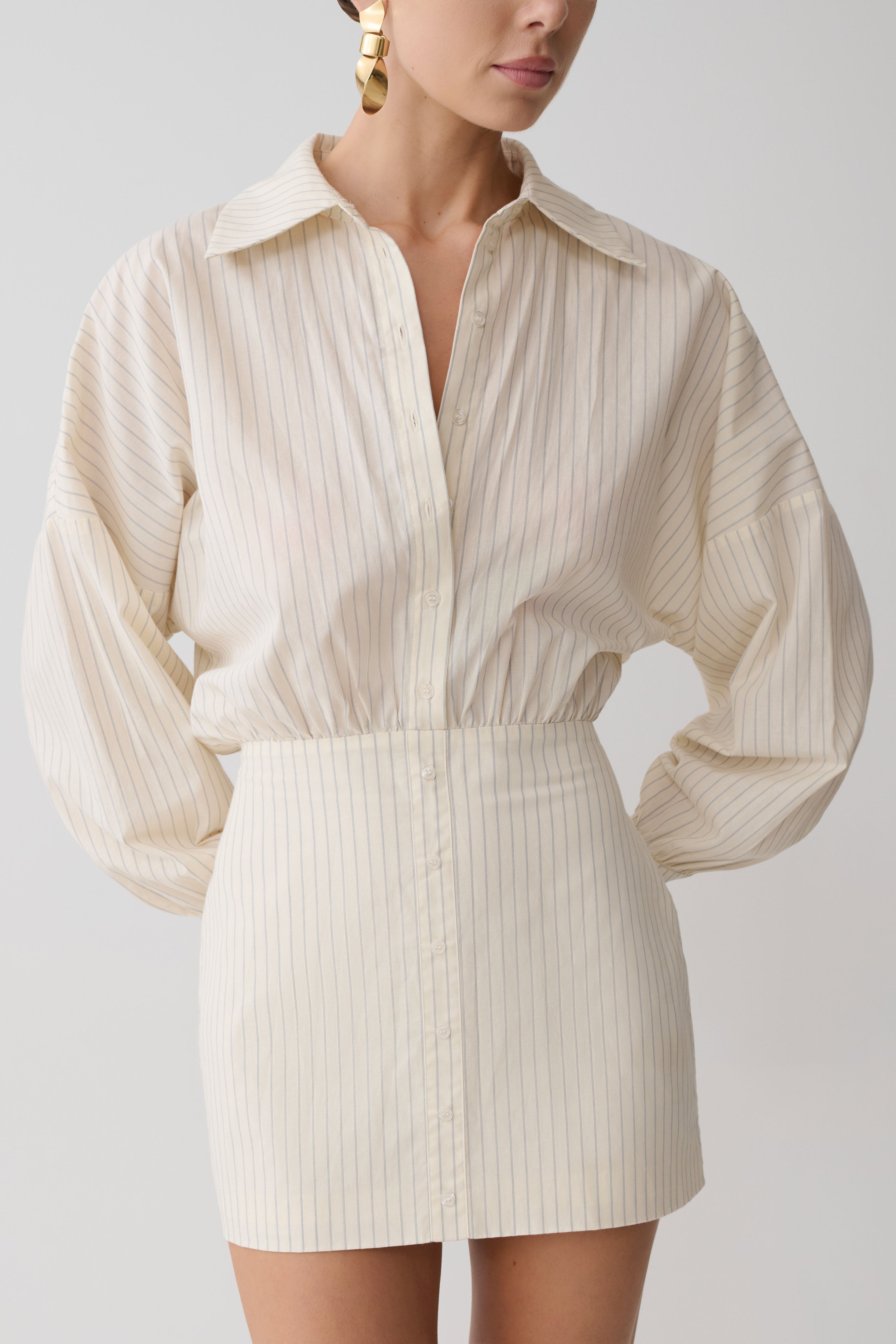 Ivy Oversize Shirt Mini Dress
