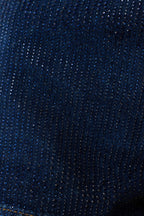 Dan Diamante Denim Shorts in Midnight Blue – Chic&Drifts