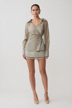 Frankie Organza Cross Over Shirt