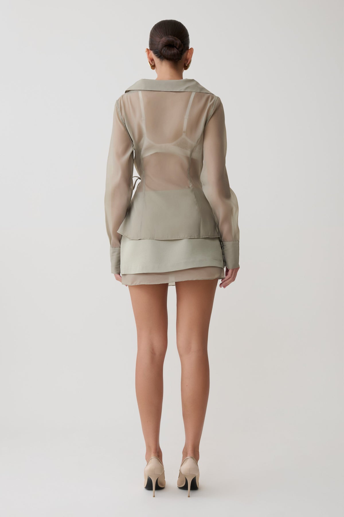 Frankie Organza Cross Over Shirt