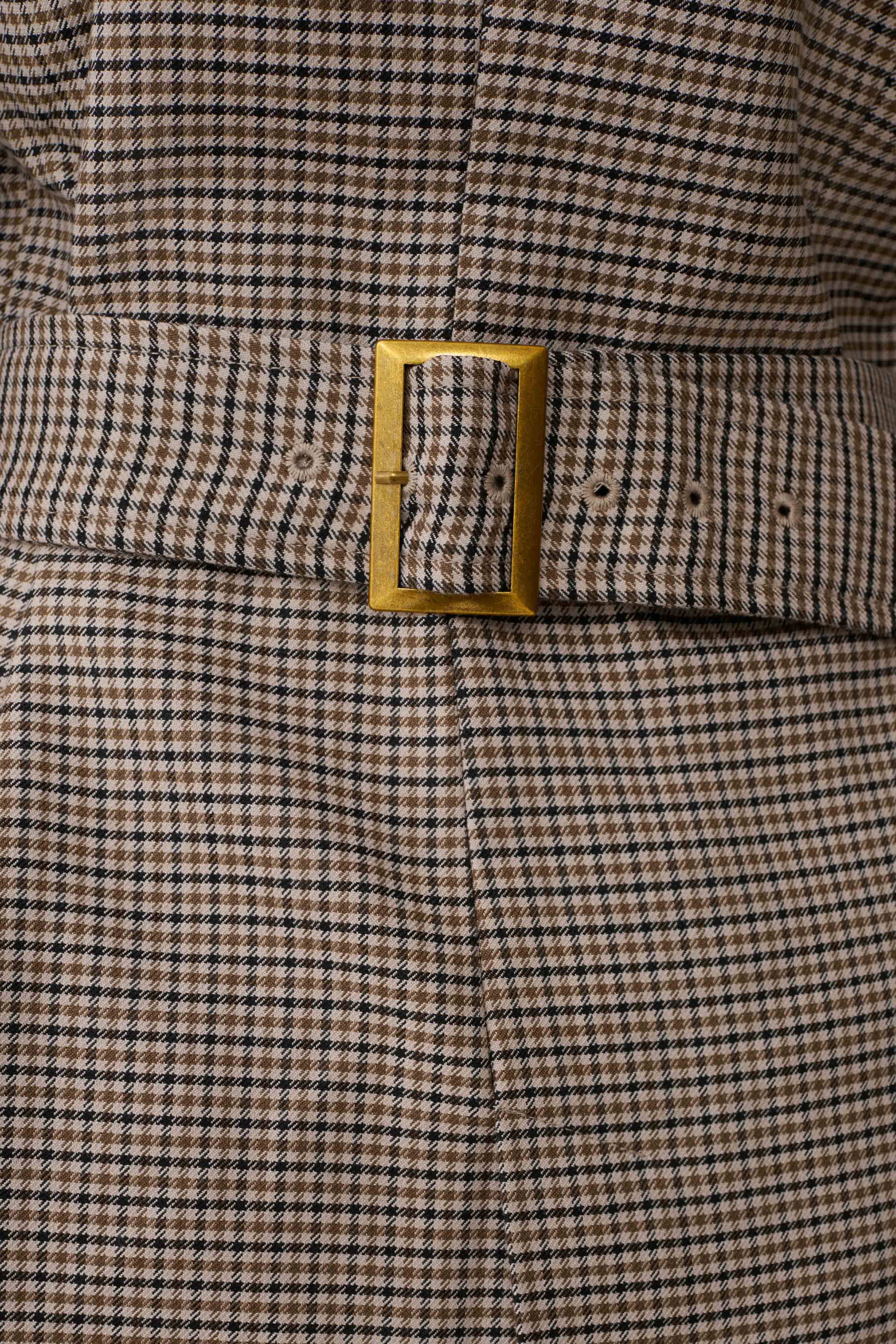 Mila Shaped Blazer in Tan Check – Chic&Drifts