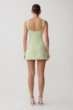 Beth Tweed Mini Dress in Pastel Green – Chic&Drifts