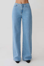 Caitlin Mid Rise Jeans in Classic Blue – Chic&Drifts