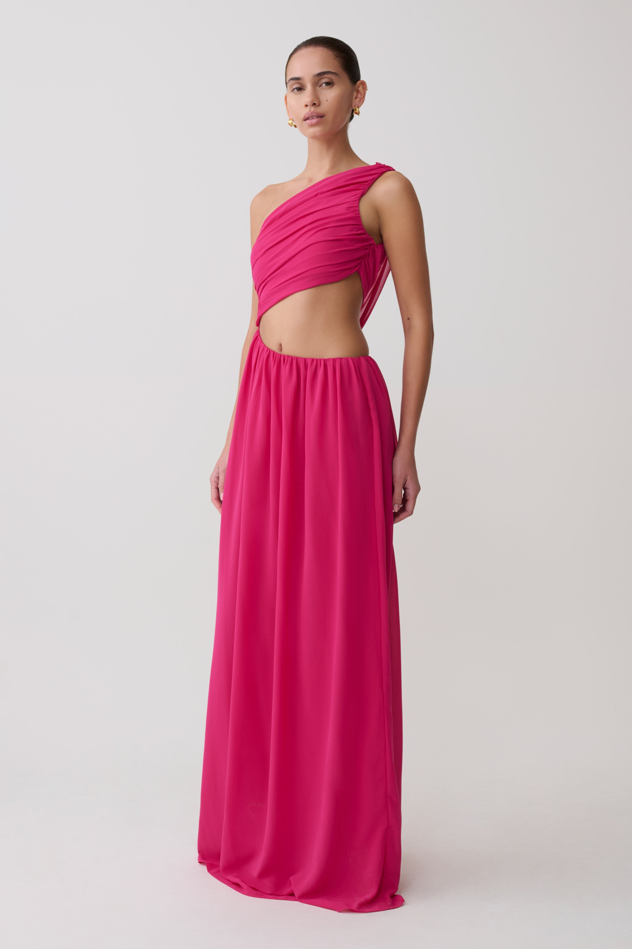 Aria Chiffon Cut Out Maxi Dress