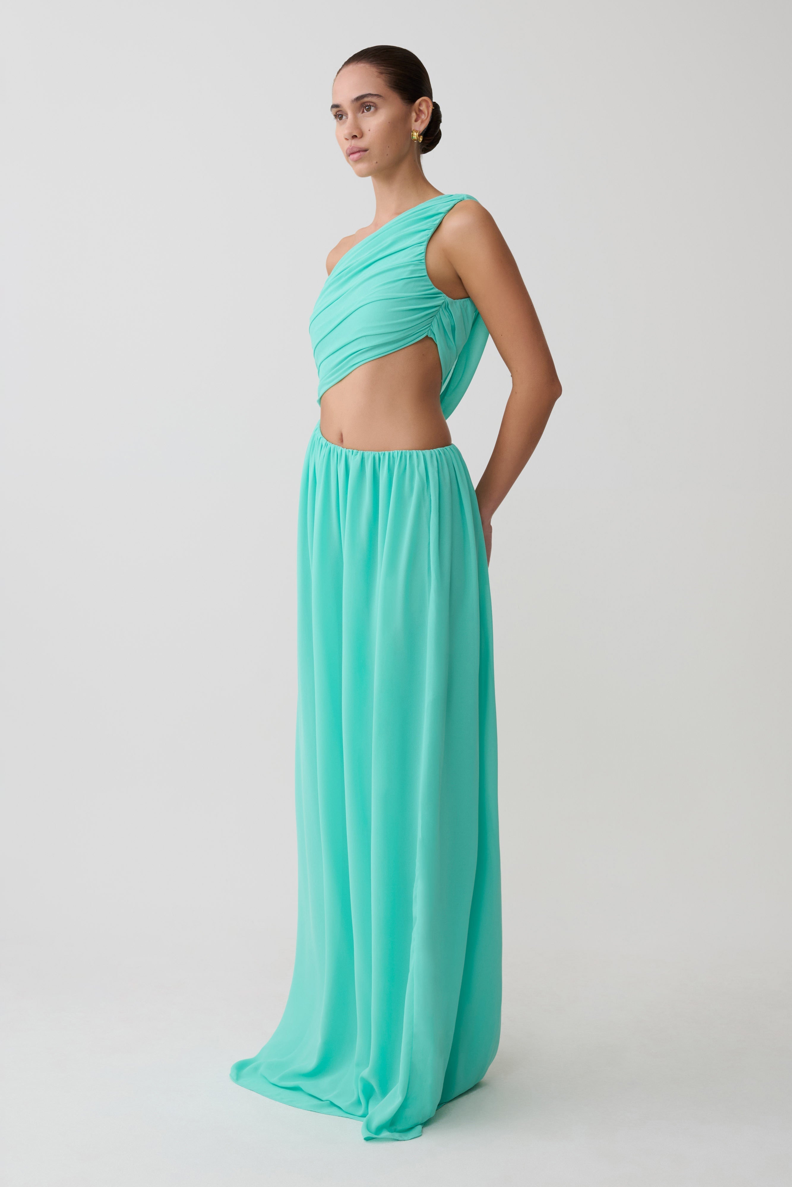 Aria Chiffon Cut Out Maxi Dress