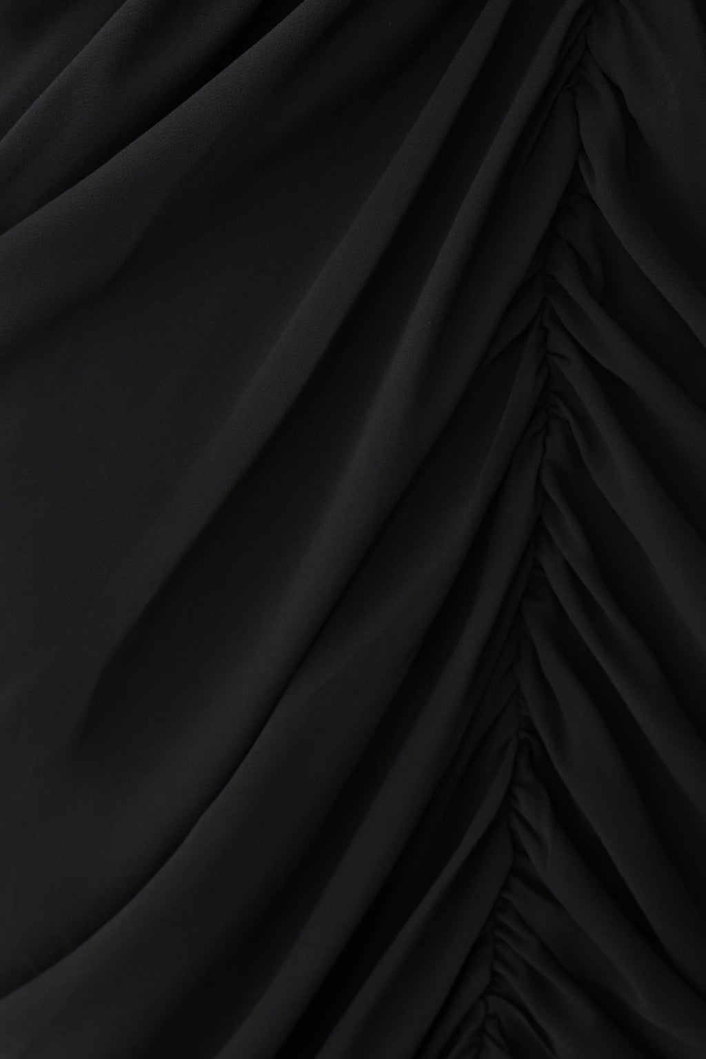 Micaela Chiffon Gathered Maxi Dress