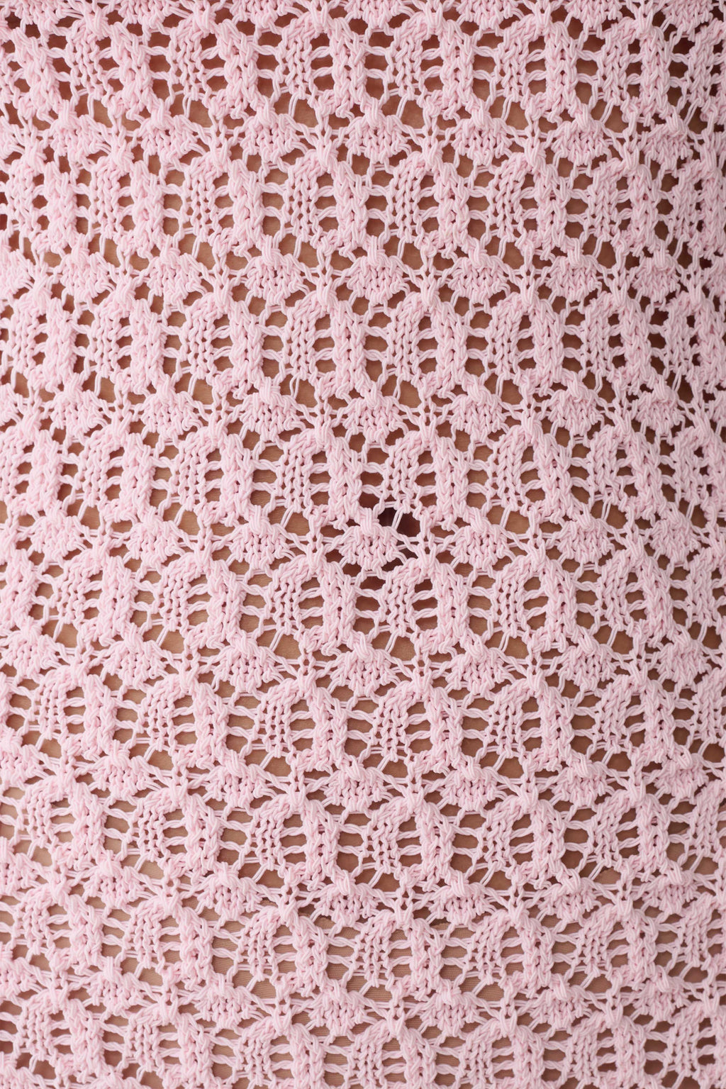 Carrisa Crochet Knit Mini Dress