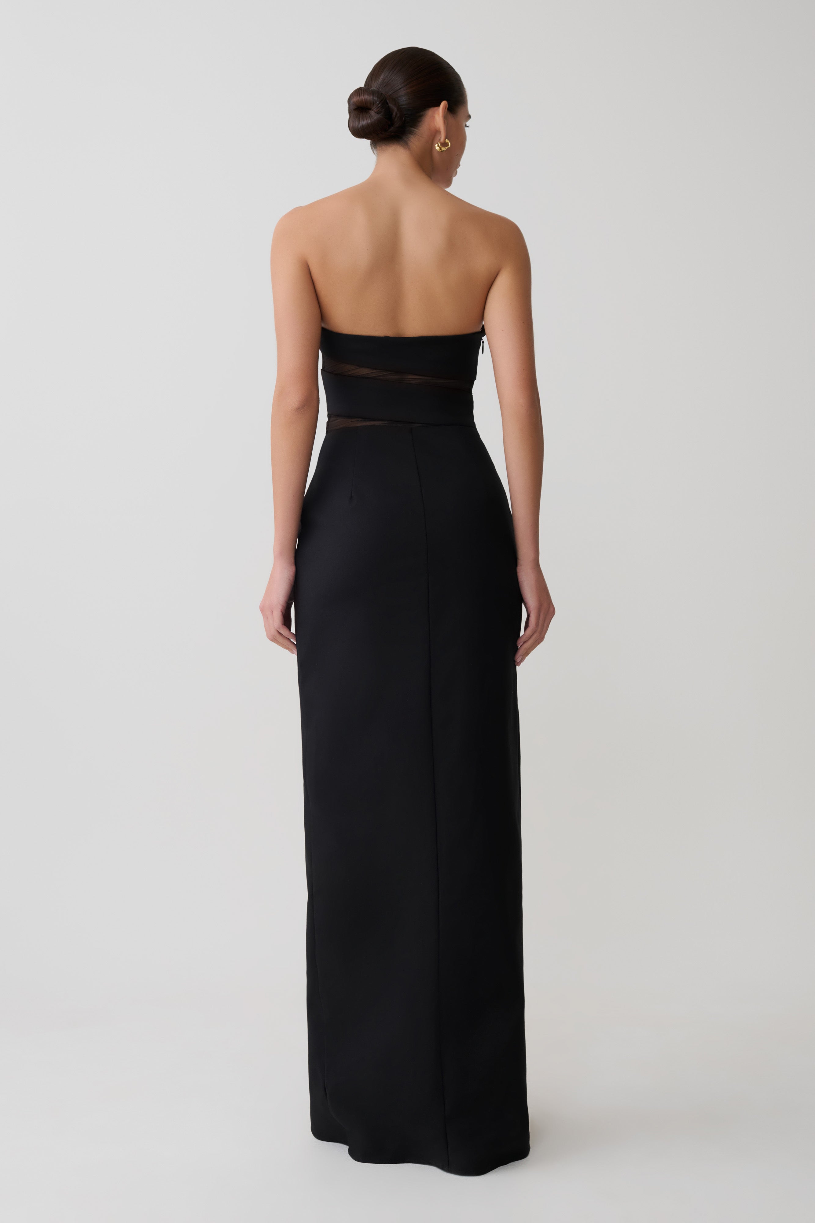 Paulina Cut Out Strapless Maxi Dress