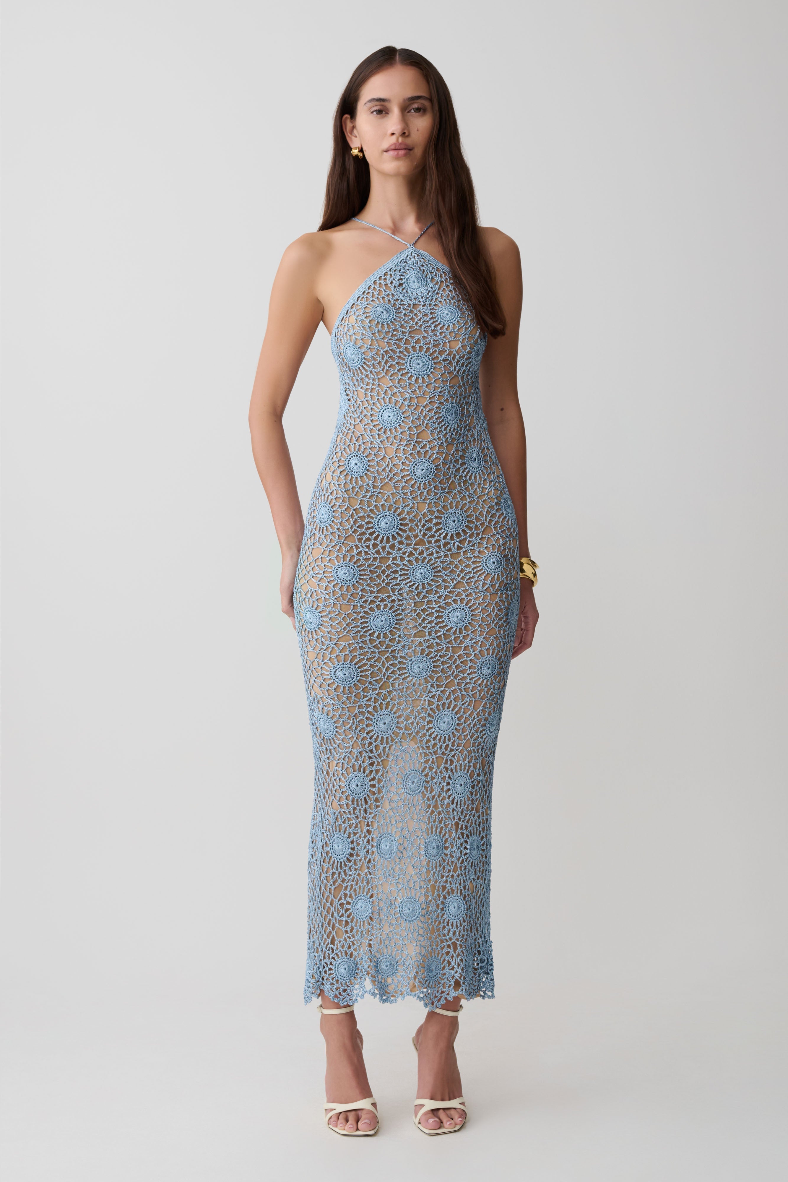 Sam Halter Hand Crochet Maxi Dress