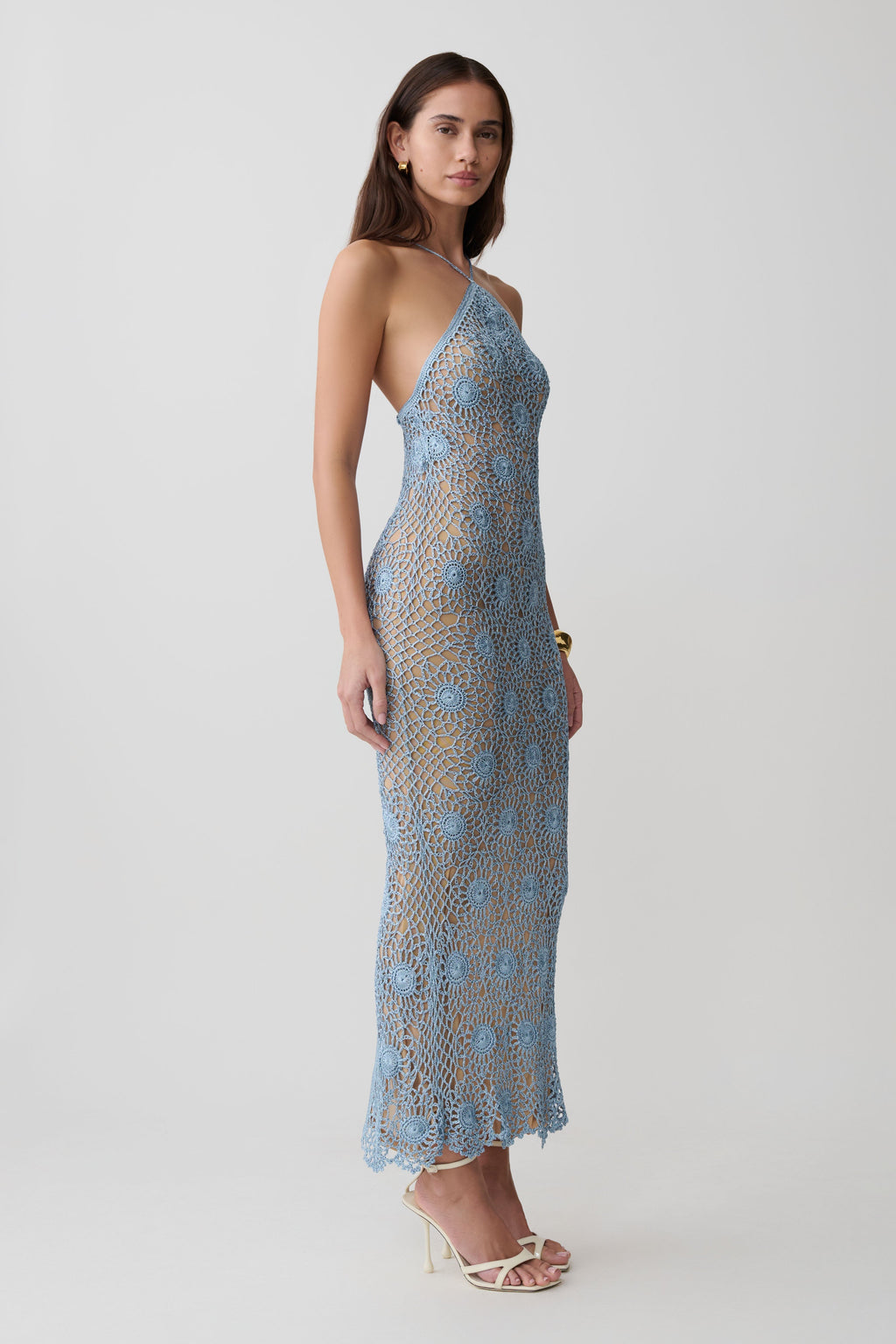 Sam Halter Hand Crochet Maxi Dress