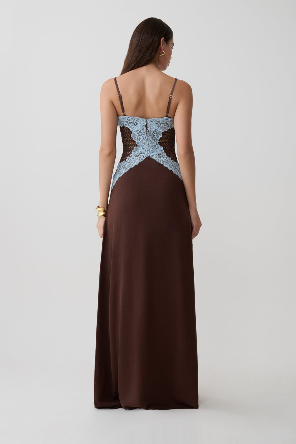 Bray Knit & Lace Maxi Dress