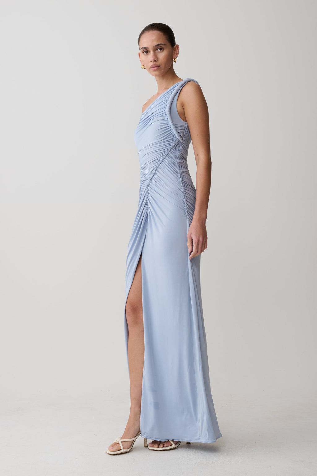 Ryn Twisted One Shoulder Maxi Dress