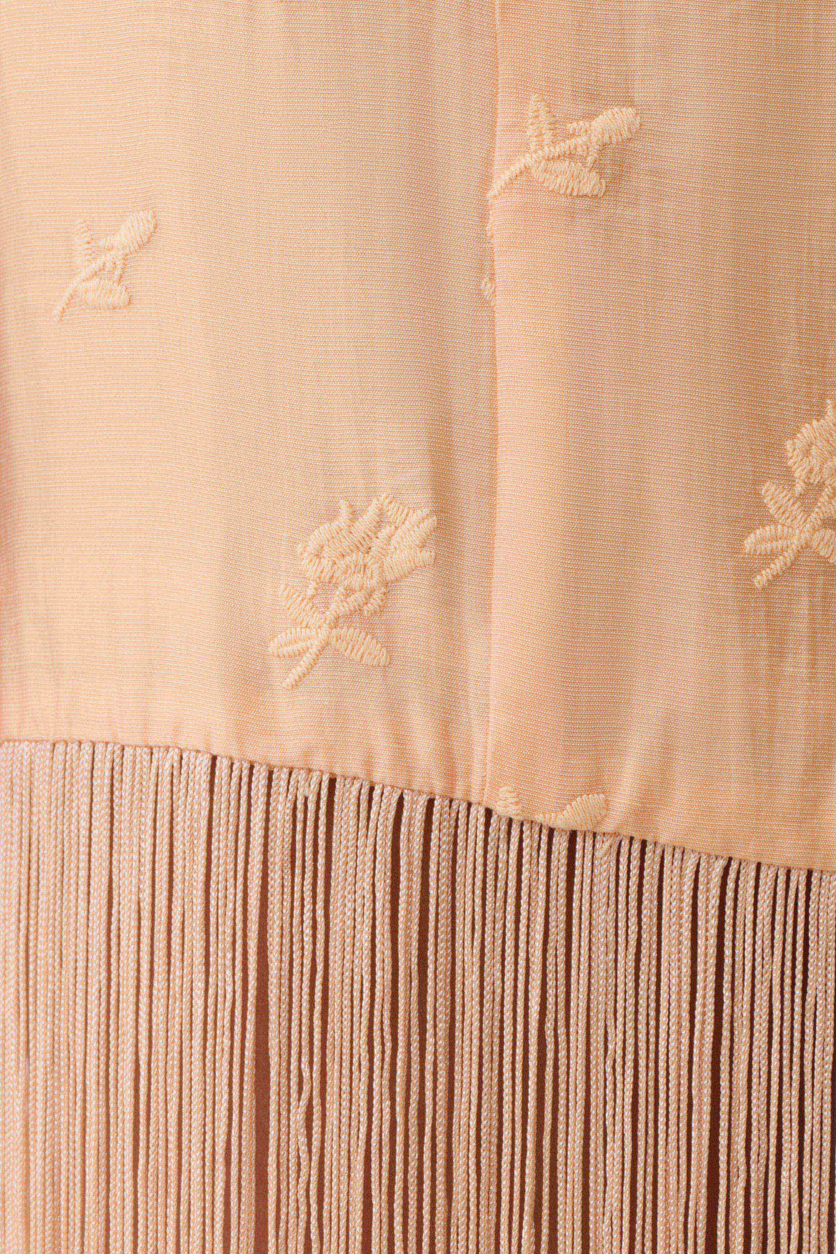 Abigail V Neck Fringe Maxi Dress