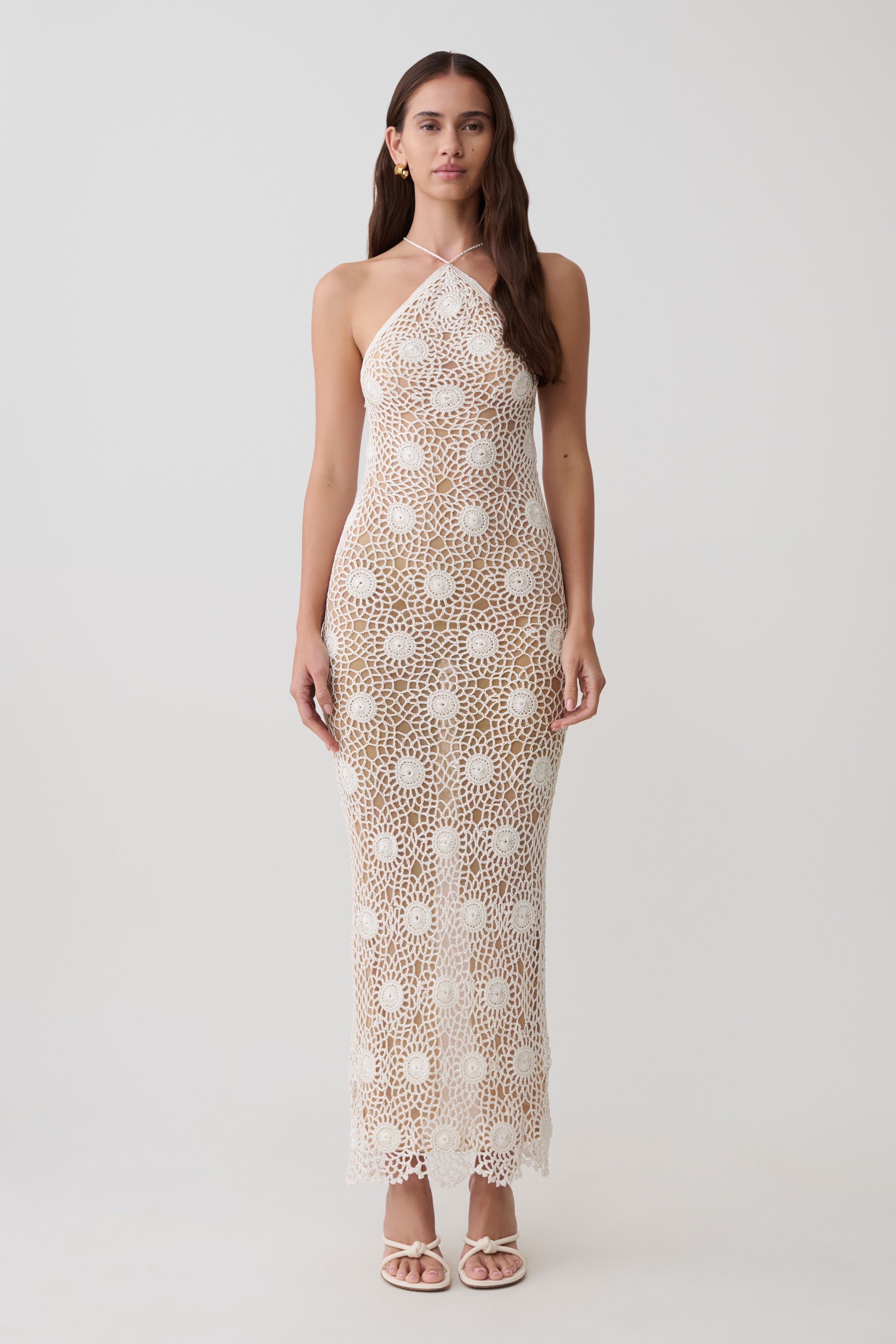 Sam Halter Hand Crochet Maxi Dress