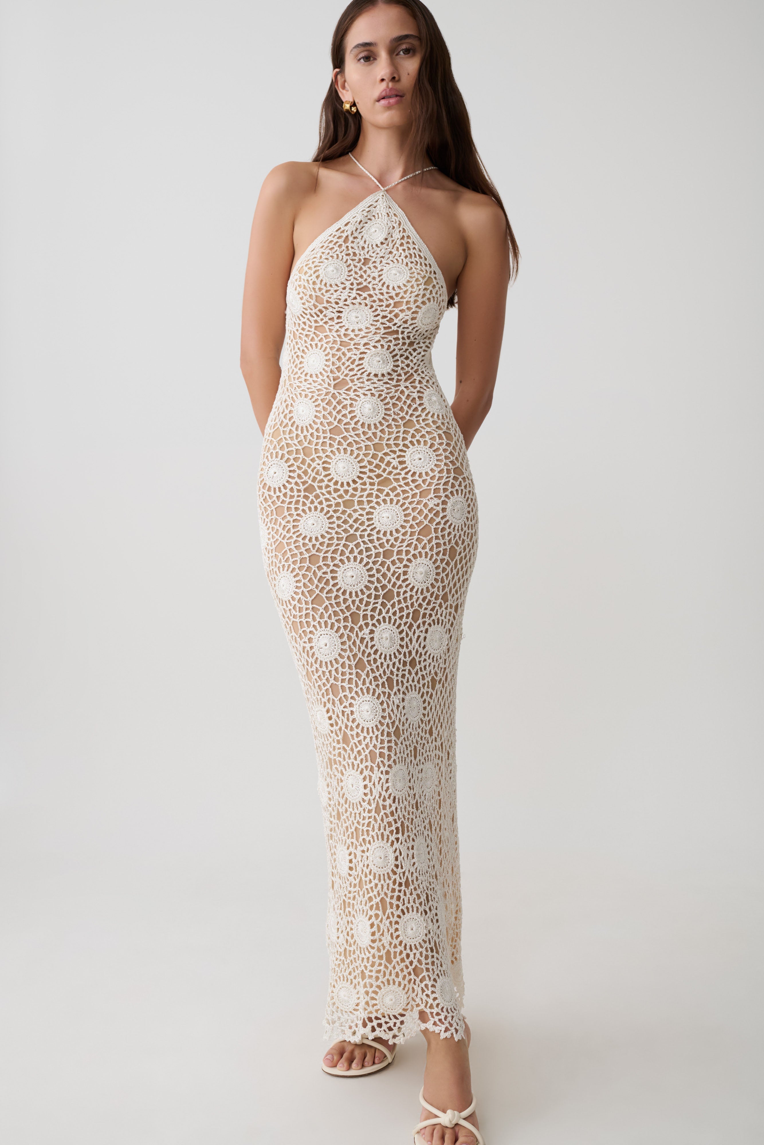 Sam Halter Hand Crochet Maxi Dress