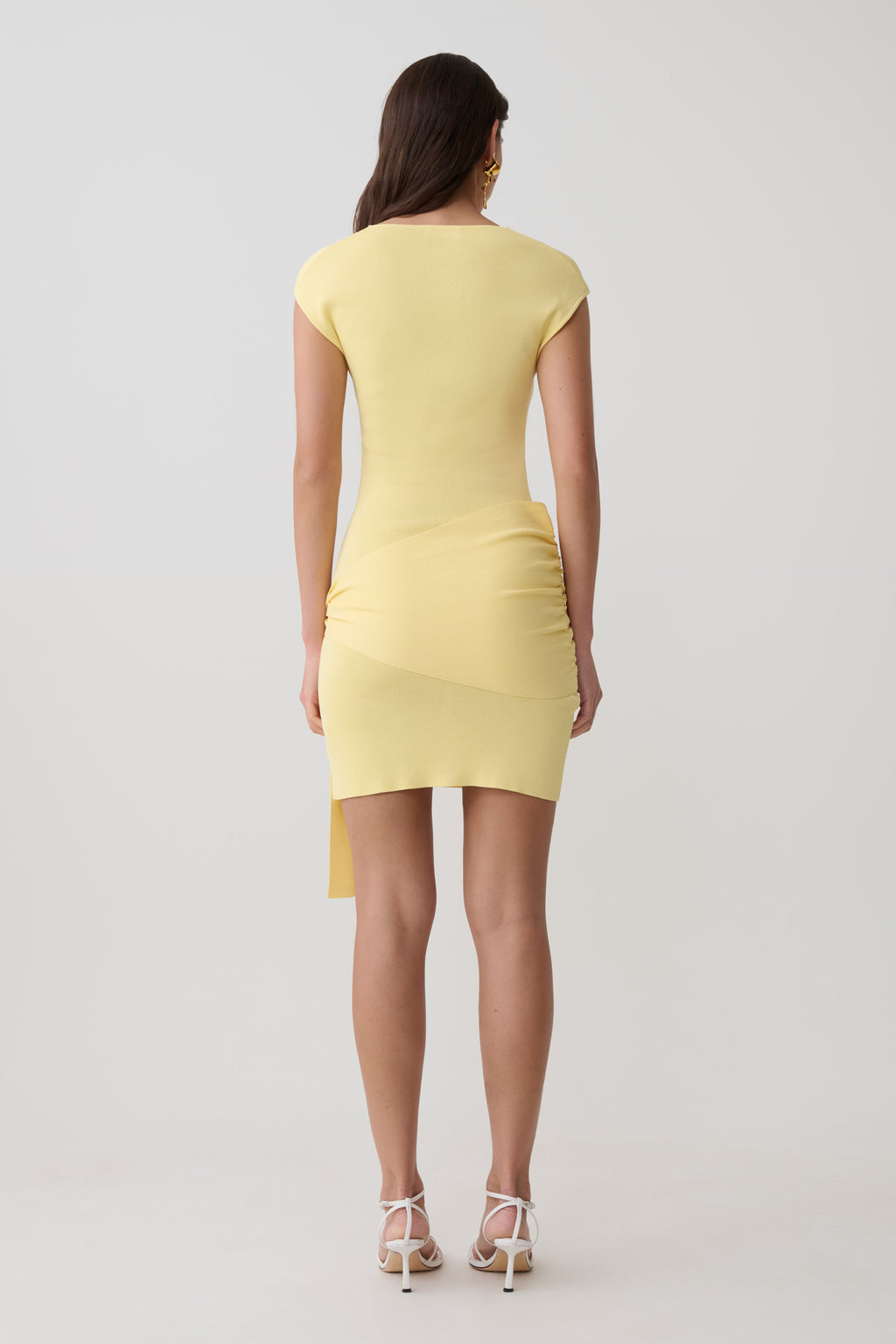 Freida Knit Mini Dress With Sash