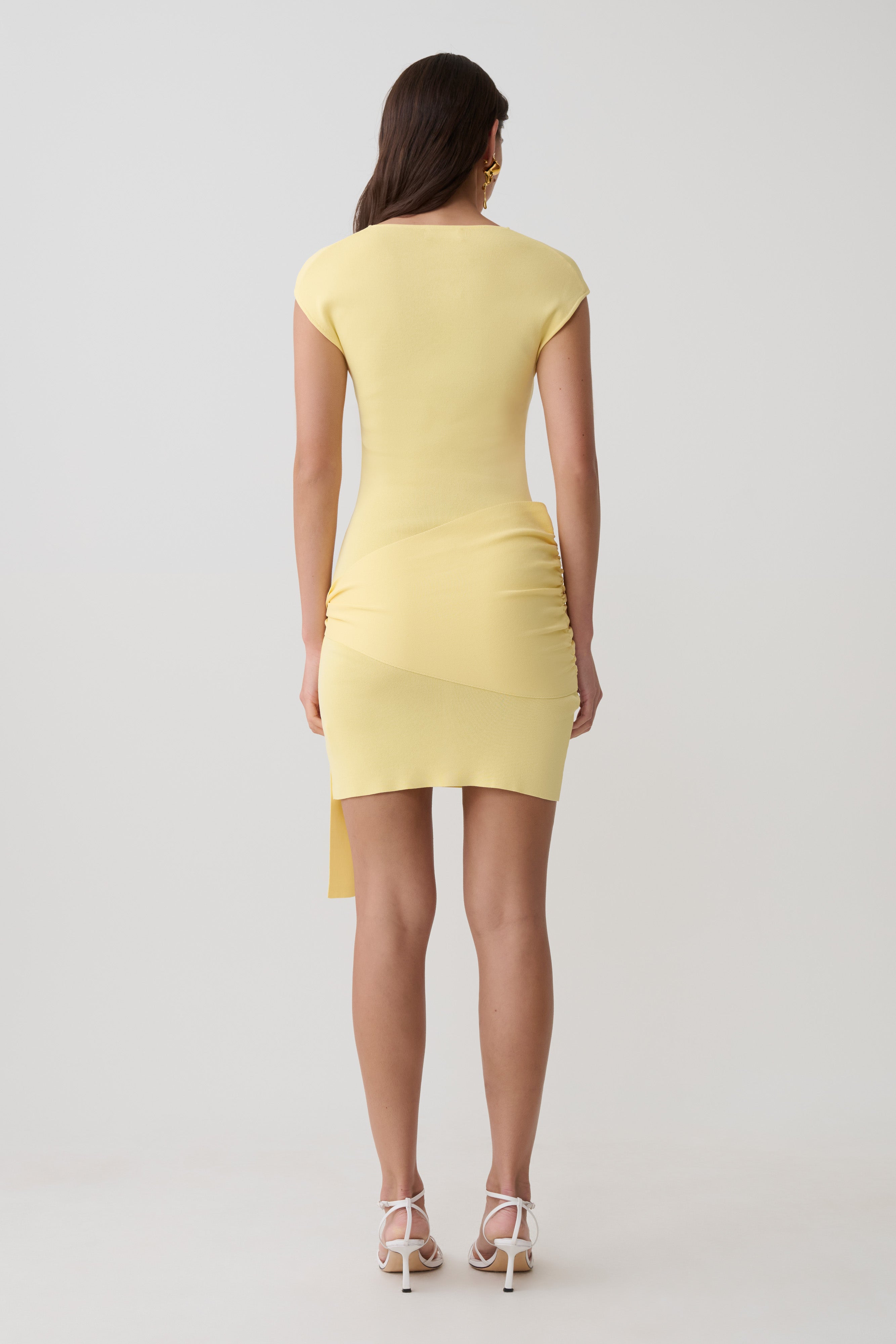 Freida Knit Mini Dress With Sash