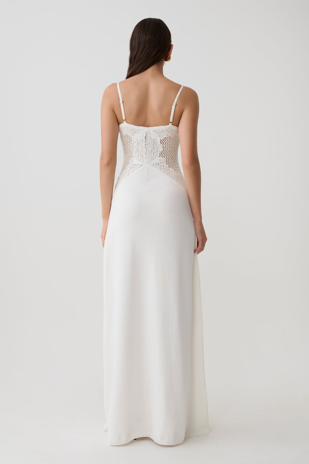 Bray Knit & Lace Maxi Dress