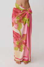 Nena Printed Sarong in Camillea Flower Print – Chic&Drifts