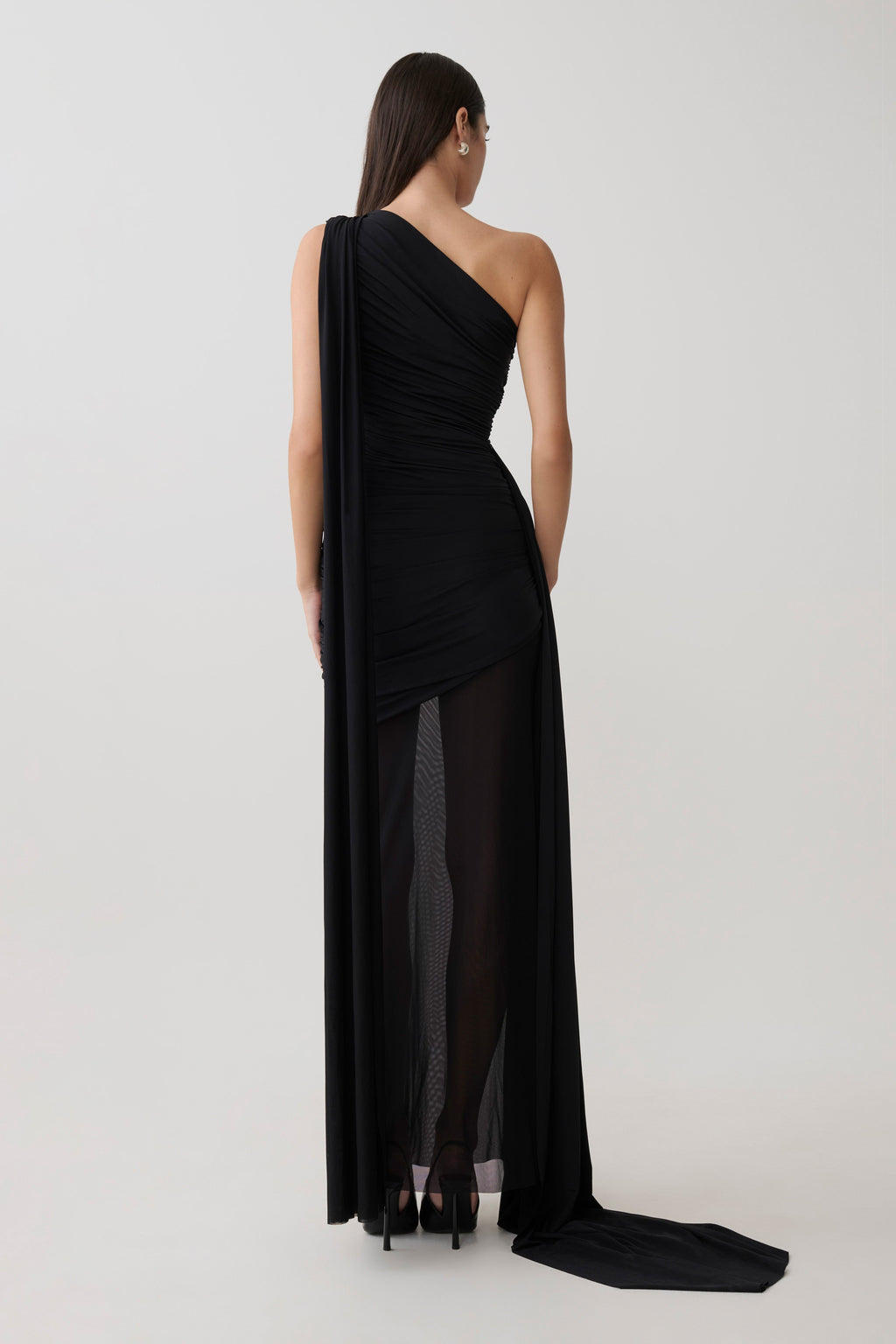 Asher Slinky One Shoulder Maxi Dress