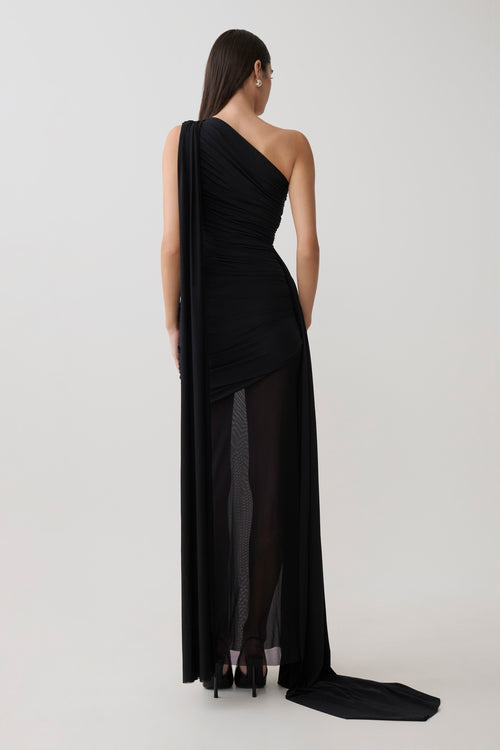 Asher Slinky One Shoulder Maxi Dress