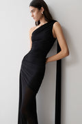 Asher Slinky One Shoulder Maxi Dress