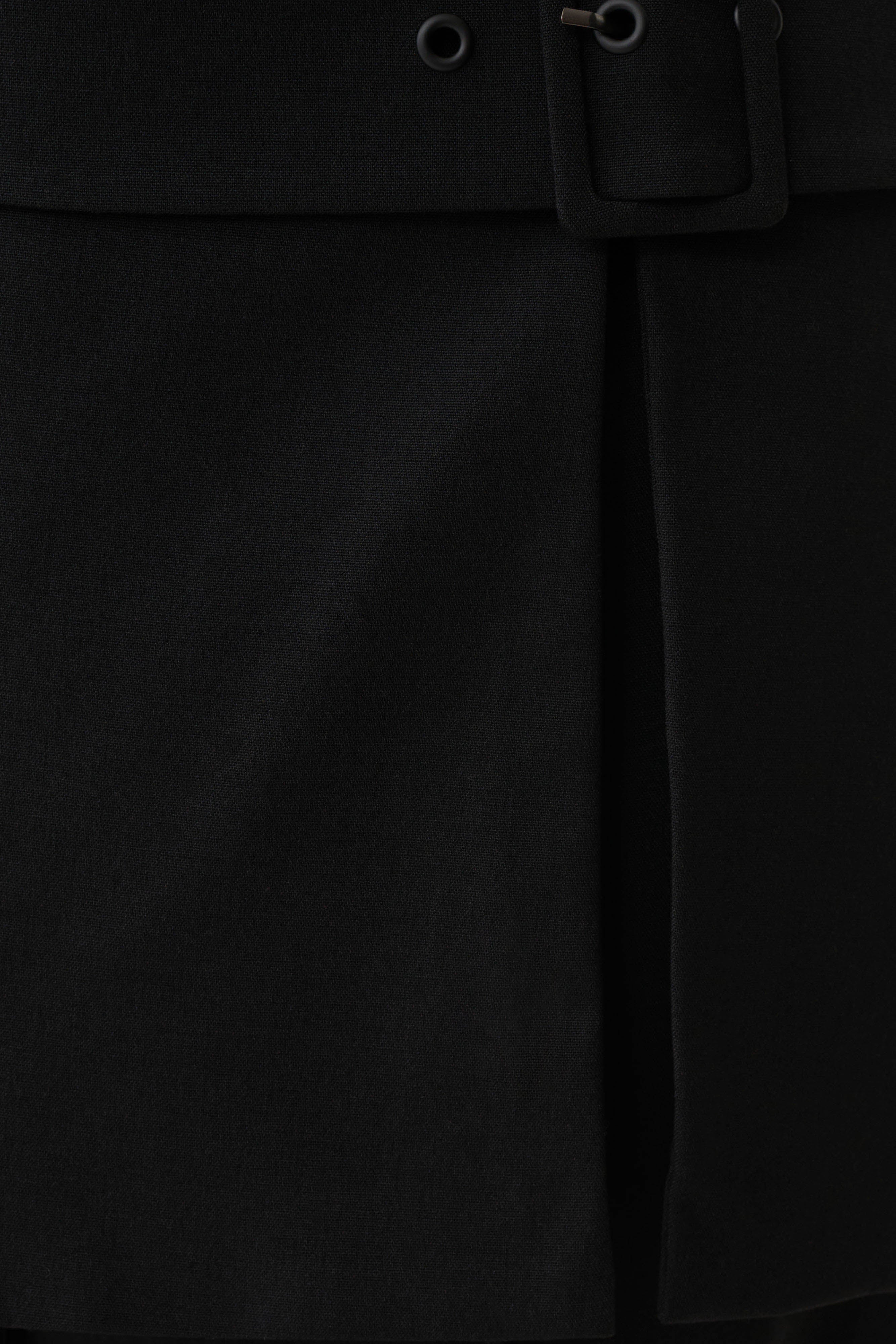 Daisy Wrap Skirt Straight Leg Pants in Black – Chic&Drifts