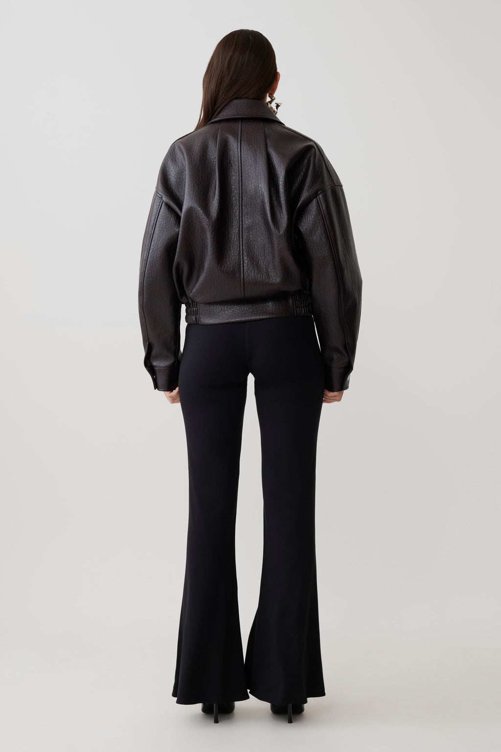 Jemma Flare Leg Trousers - Black