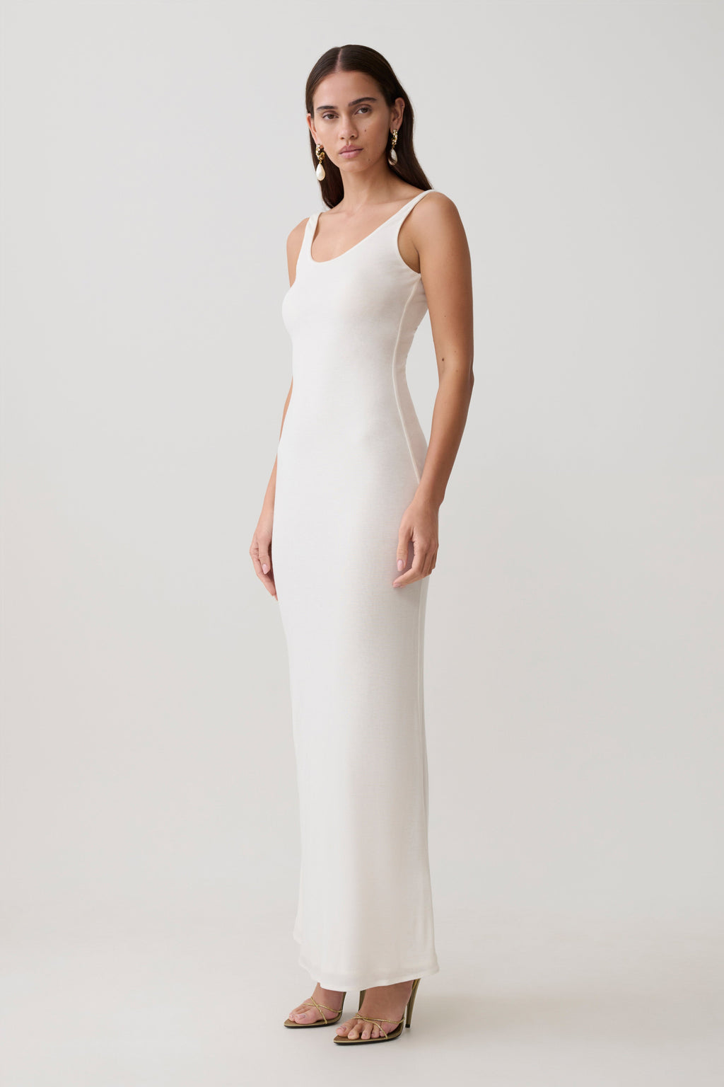 Gwenaelle Scoop Neck Jersey Maxi Dress