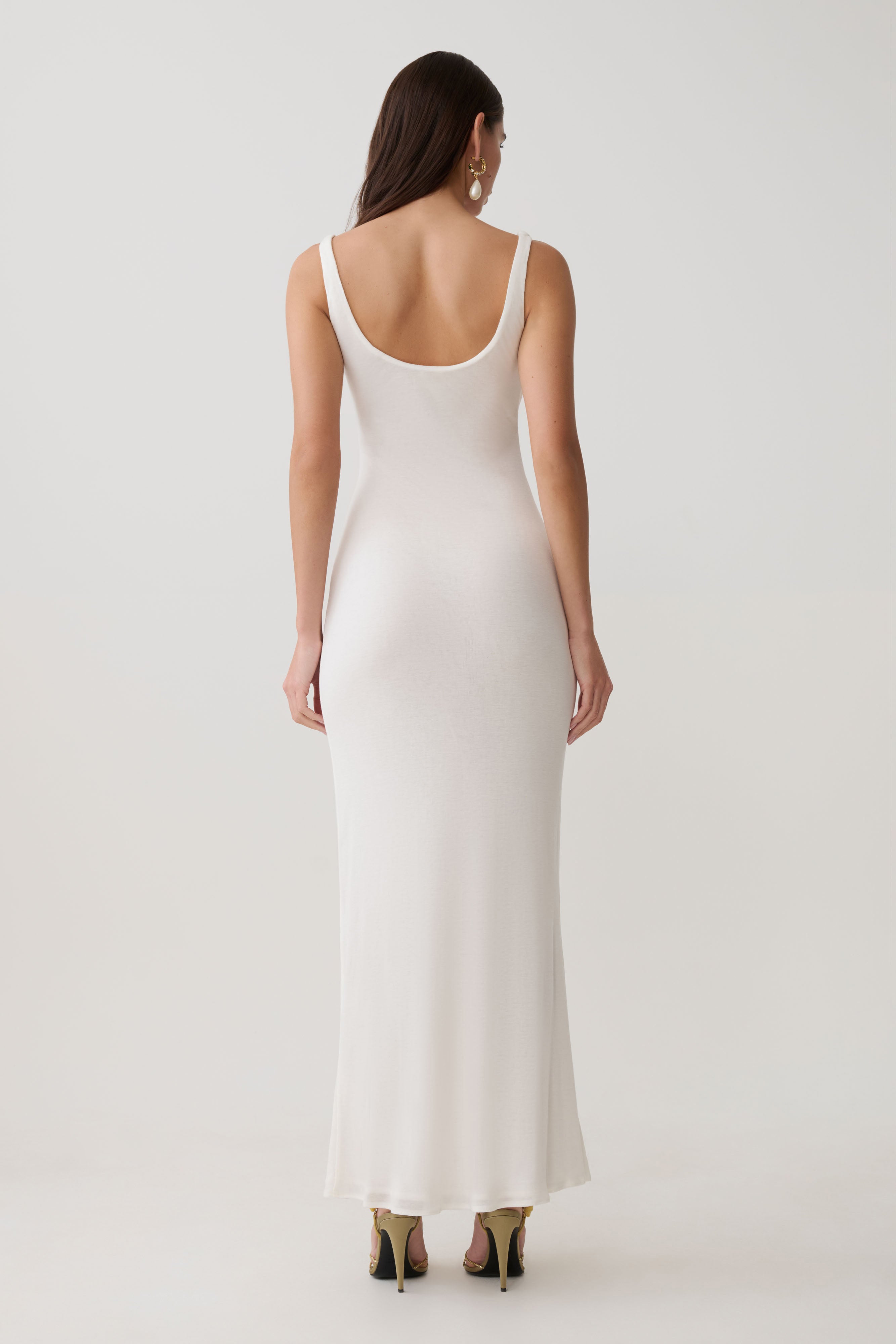 Gwenaelle Scoop Neck Jersey Maxi Dress