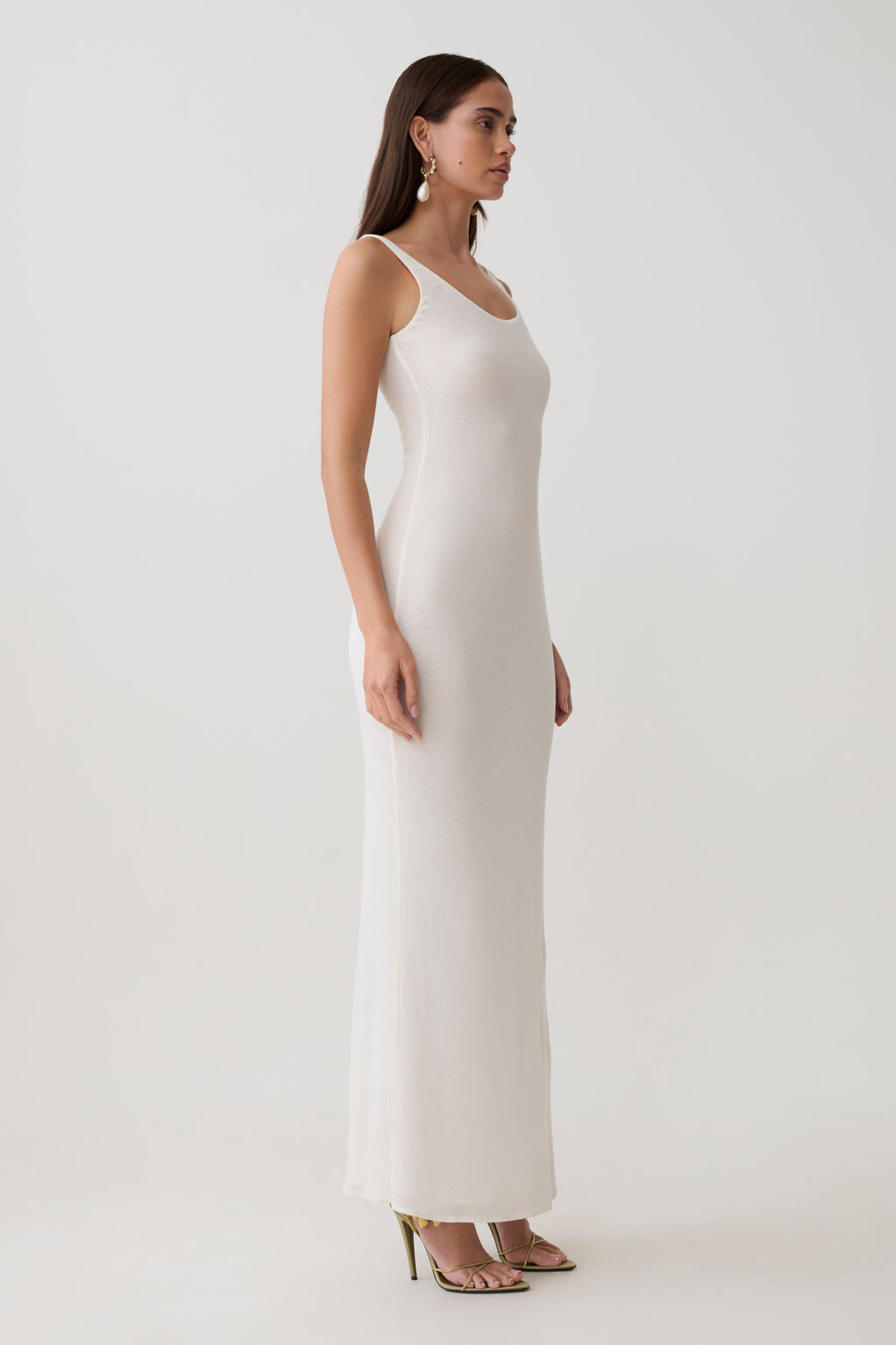 Gwenaelle Scoop Neck Jersey Maxi Dress