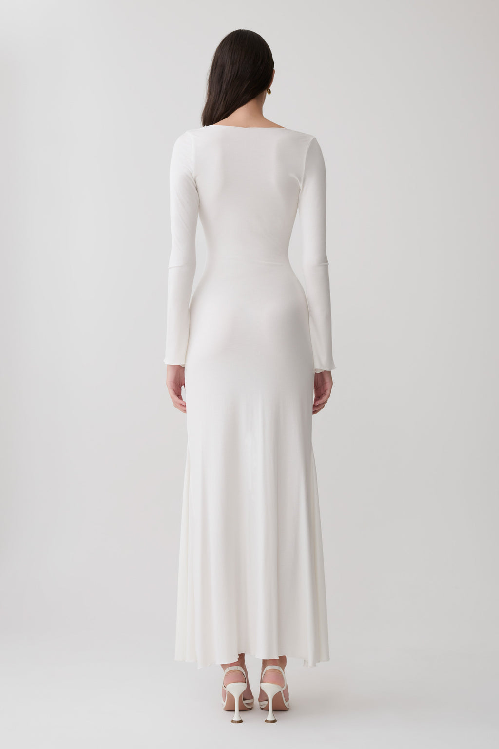 Tanya Buttoned Long Sleeve Maxi Dress