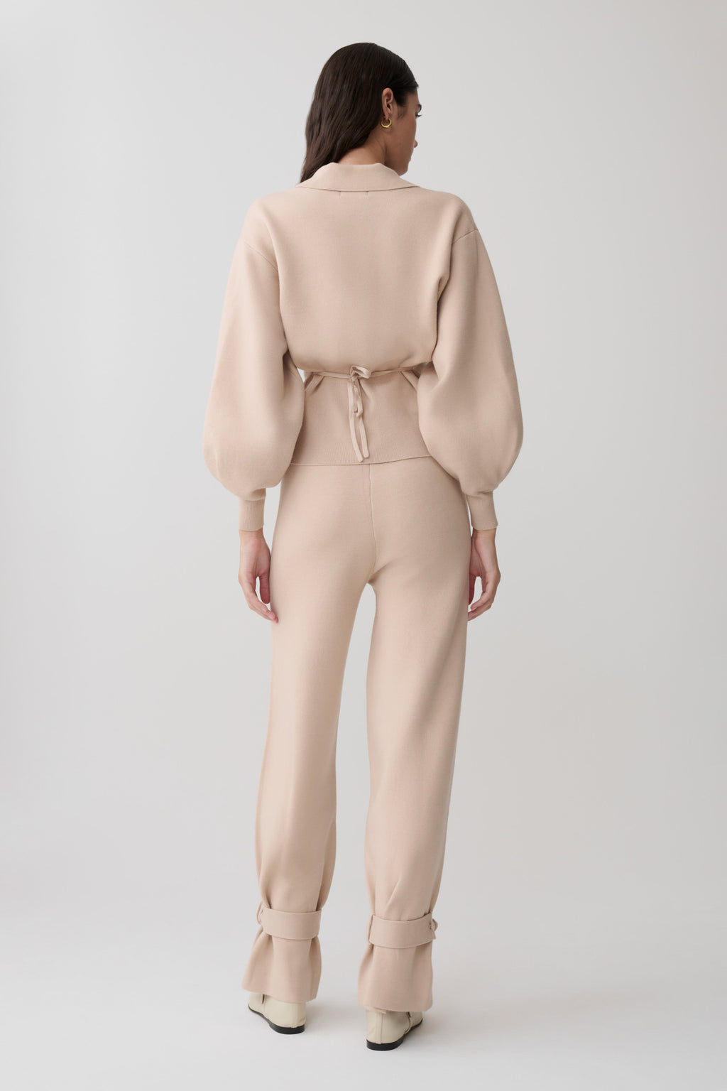 Blaine Knit Blouson Sleeve Cardigan in Oat Marle – Chic&Drifts