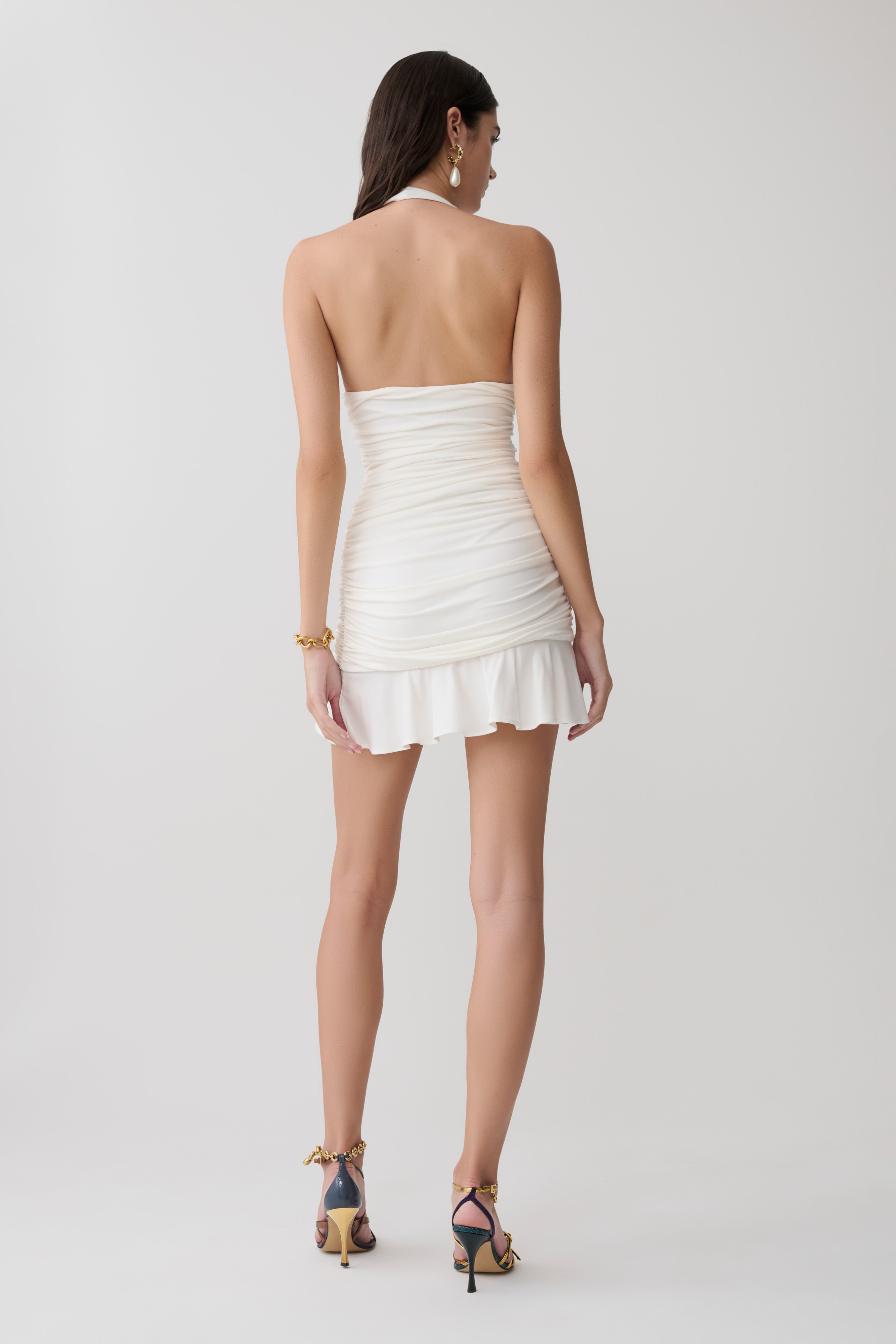 Peregrine Modal Halter Mini Dress