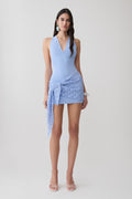 Mollie Mini Dress With Crochet Overlay