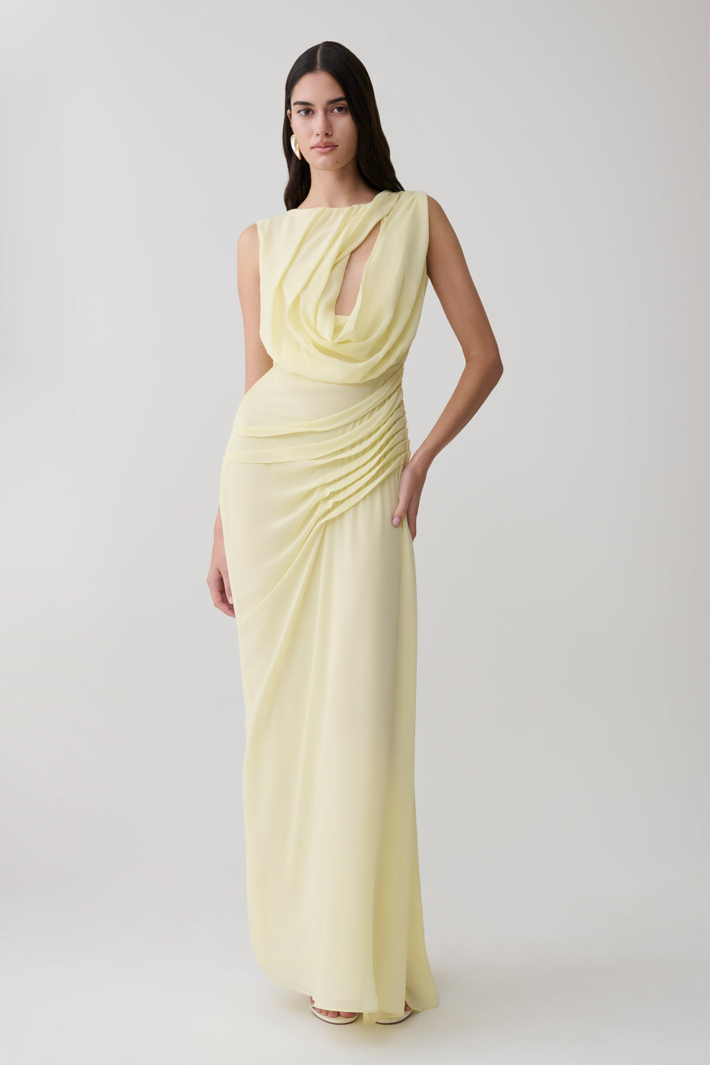Oria Chiffon Maxi Dress
