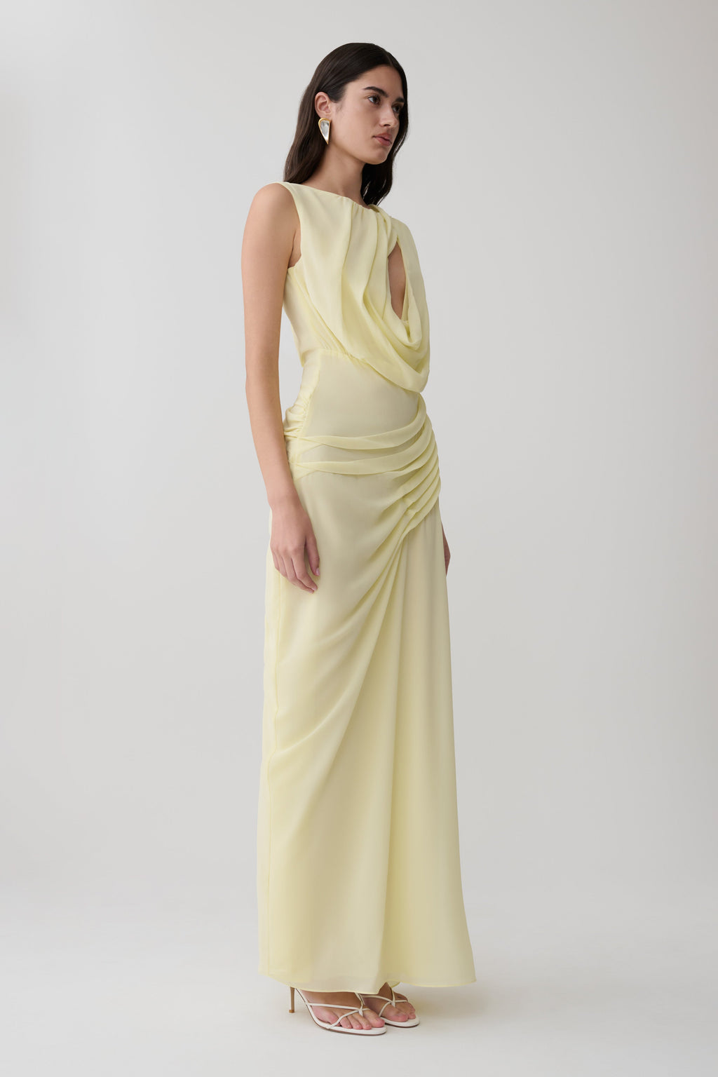 Oria Chiffon Maxi Dress