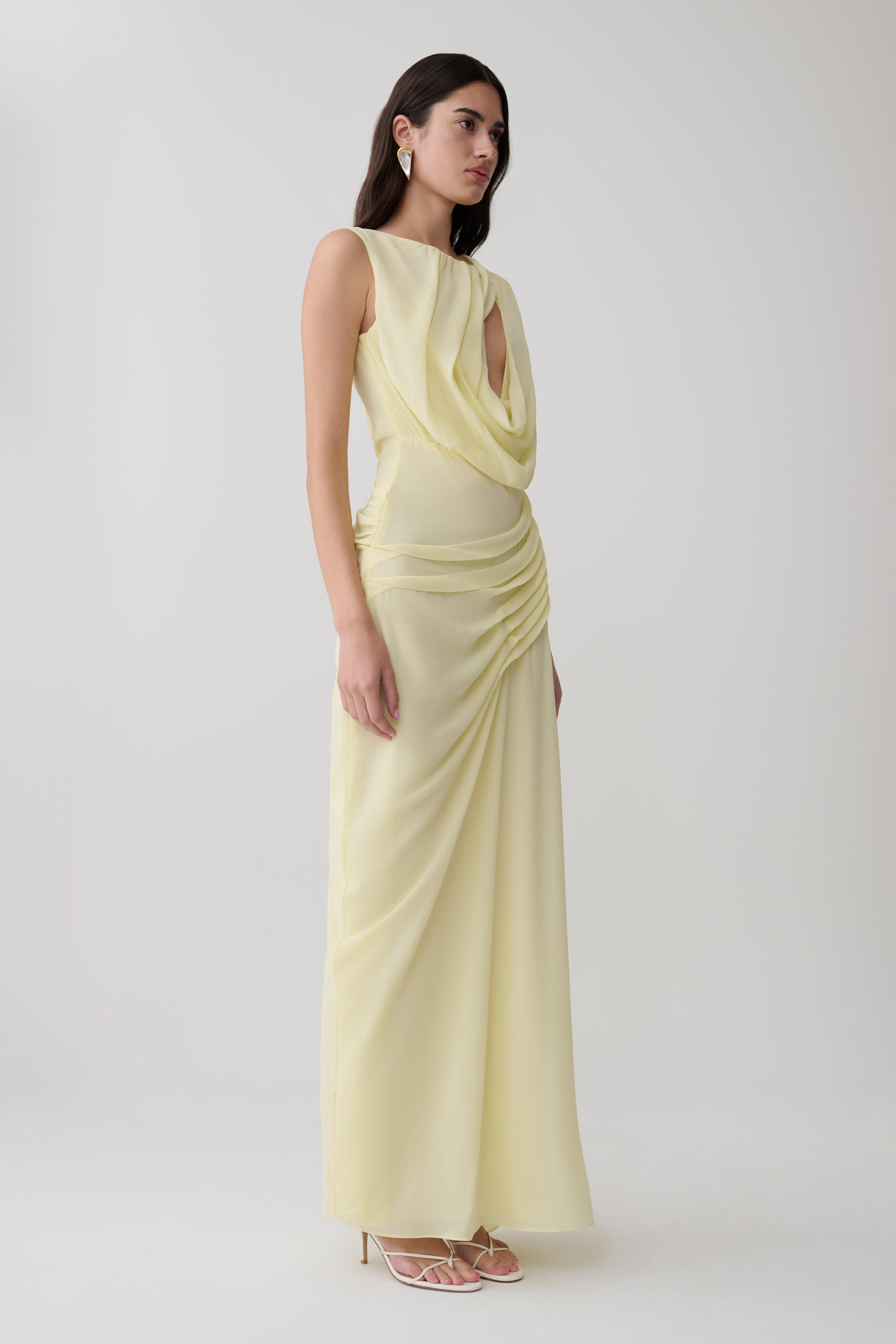 Oria Chiffon Maxi Dress