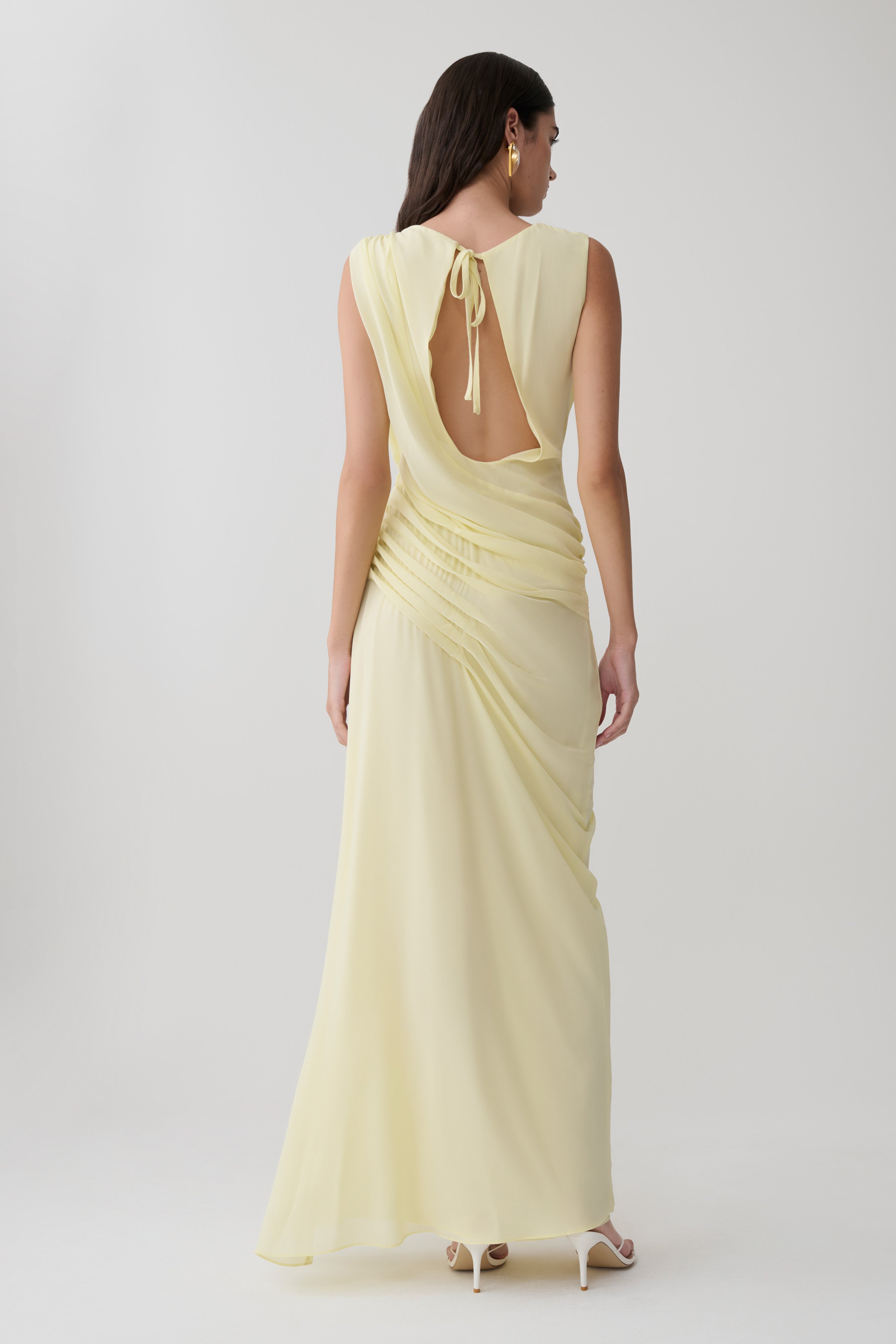 Oria Chiffon Maxi Dress