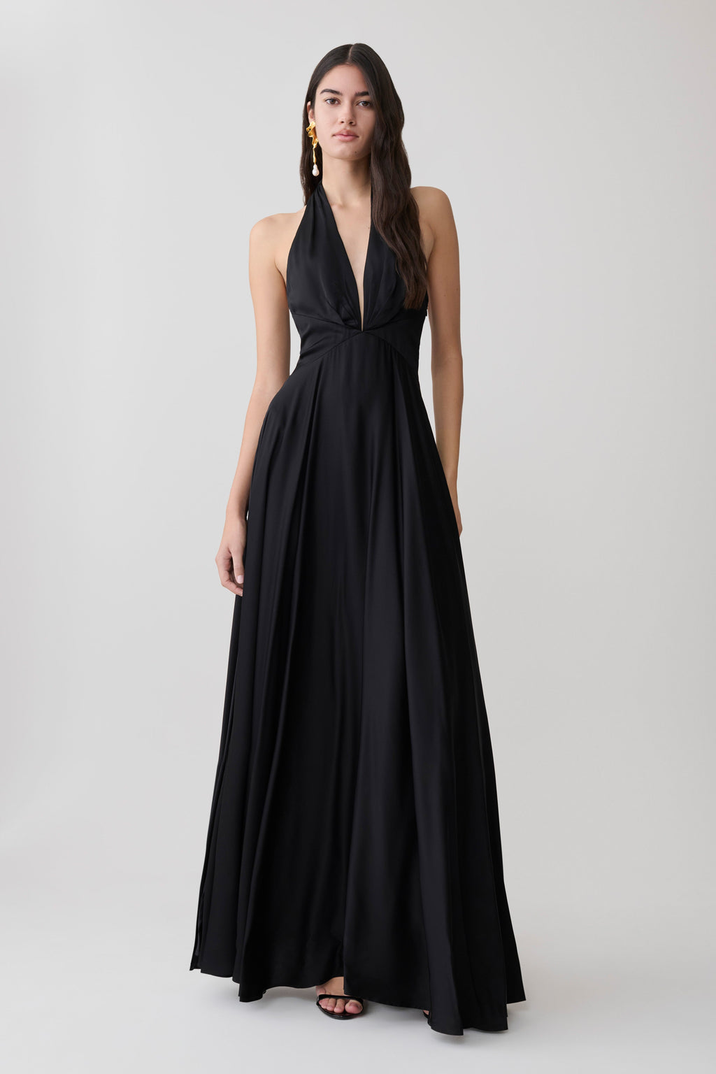 Rebecca Halter Buttoned Maxi Dress