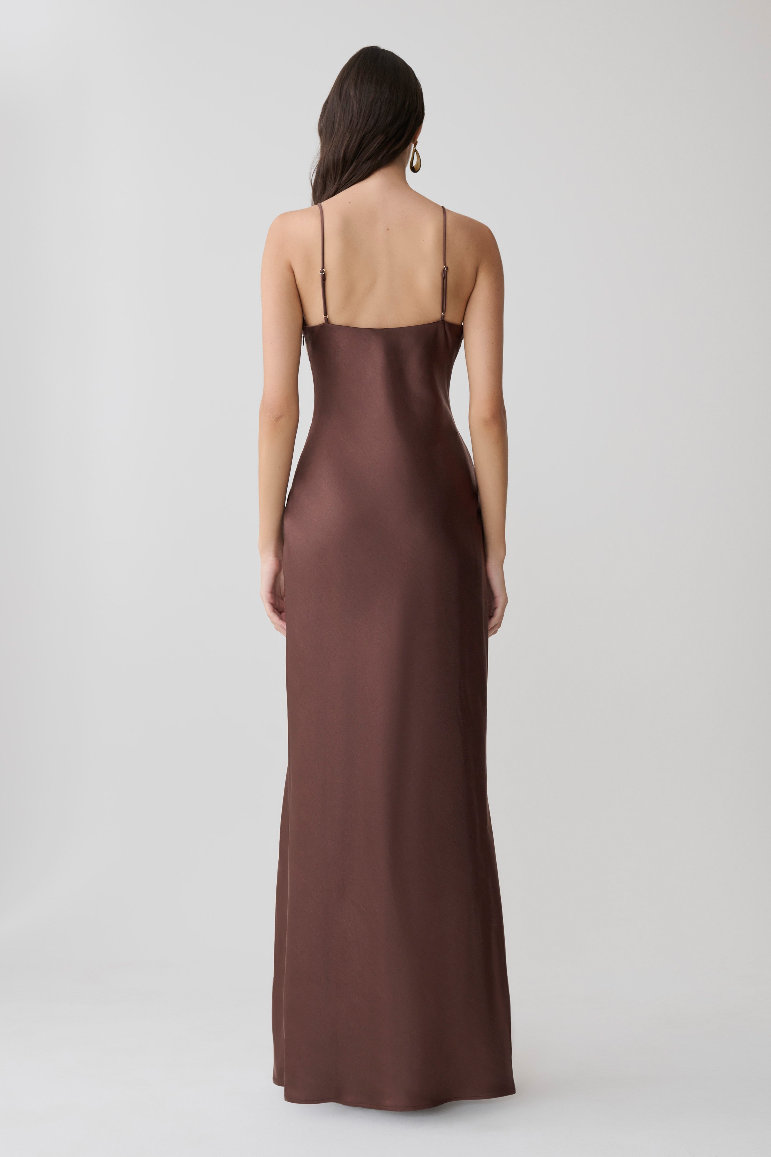 Martinne Chiffon Cape Maxi Dress
