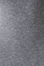 Goldie High Neck Knit Midi Dress in Grey Marle – Chic&Drifts