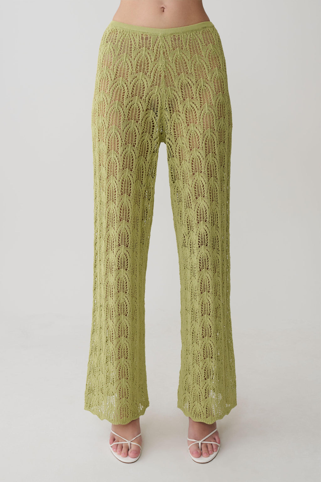 Glinda Crochet Trousers in Baby Pink – Chic&Drifts