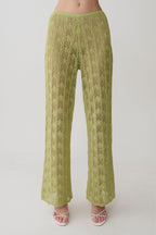 Glinda Crochet Trousers in Baby Pink – Chic&Drifts