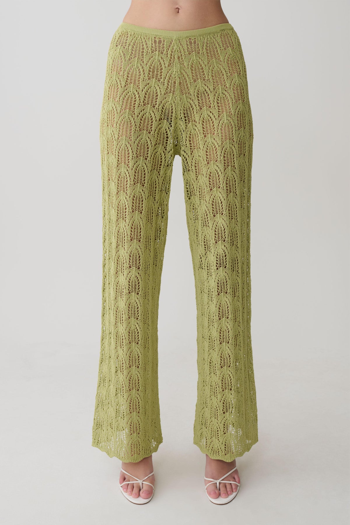 Glinda Crochet Trousers in Baby Pink – Chic&Drifts